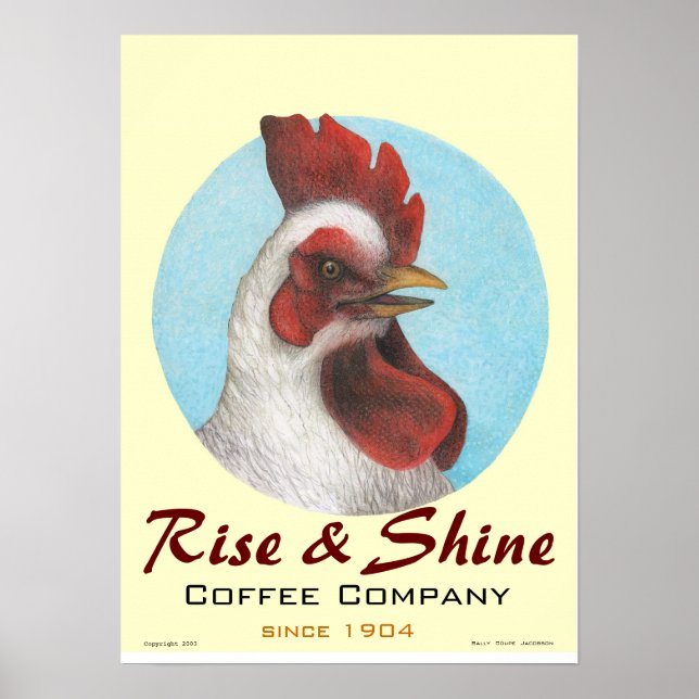Poster de Arte / "Rise & Shine" / Sally Coupe Jaco (Frente)