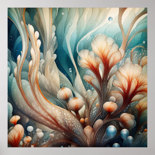 Poster de arte submarina