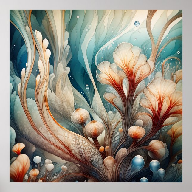 Poster de arte submarina (Frente)