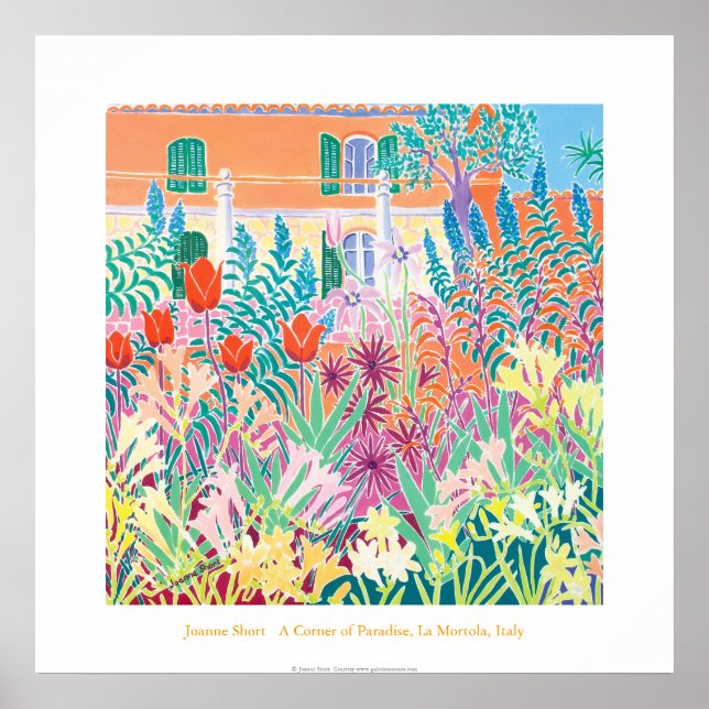 Poster de Arte: Um Canto do Paraíso, La Mortola, I (Frente)