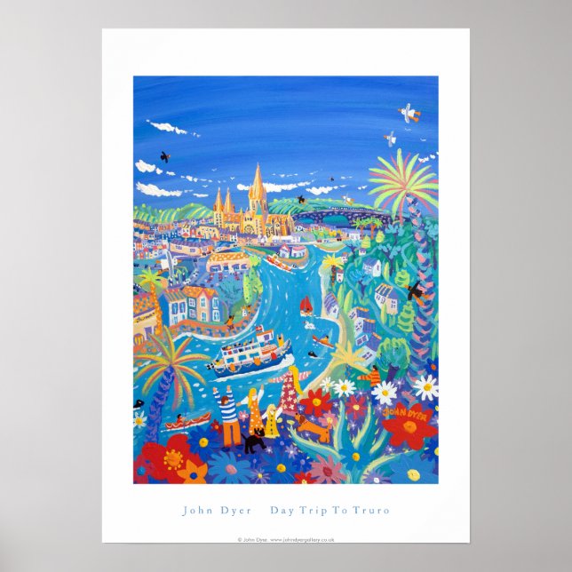 Poster de Arte: Viagem do Dia à Truro (Frente)