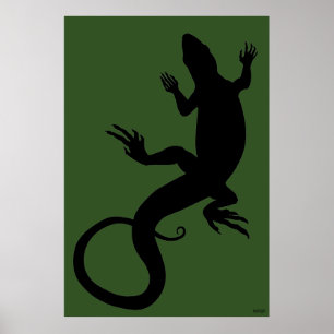 Poster de Artes Répteis de Arte Lizard Poster Gran