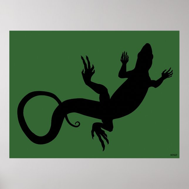 Poster de Artes Répteis de Arte Lizard Poster Gran (Frente)