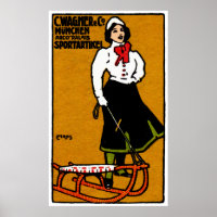 poster de artigos desportivos de 1911
