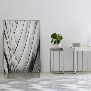 Poster de árvore de banana - Muro monocromático Ab