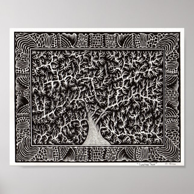 Poster de árvore de dormir (Frente)