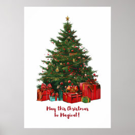 Poster de Árvore de Natal Mágica