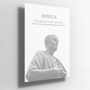 Poster de aspas inspiradoras do Seneca Personaliza