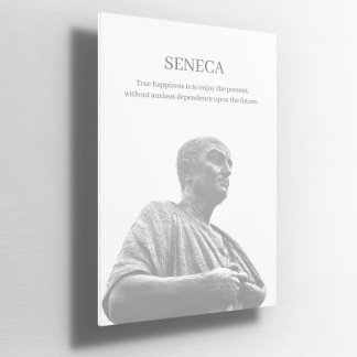 Poster de aspas inspiradoras do Seneca Personaliza