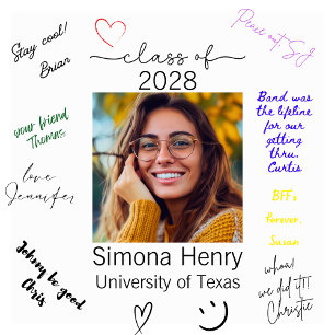 Poster de Assinatura de Convidado de Foto para Gra