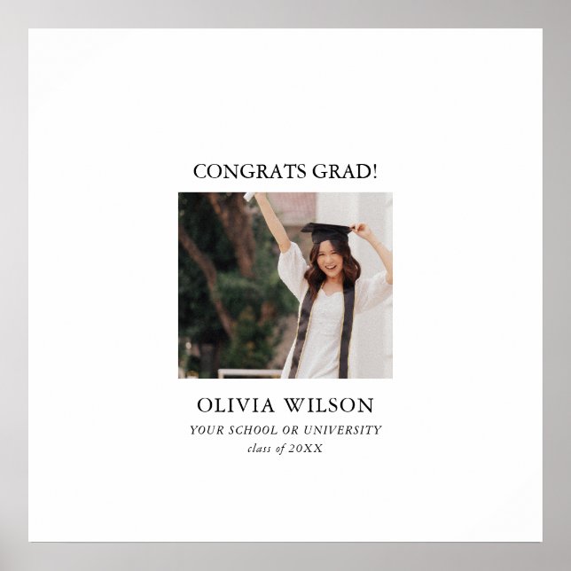 Poster de Assinatura de Convidado para Graduação d (Frente)