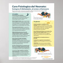 Poster de assistência à Criança fisiológica (itali