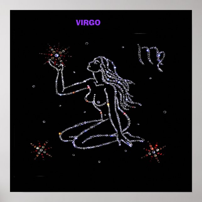 Poster de Astrologia do Virgo (Frente)