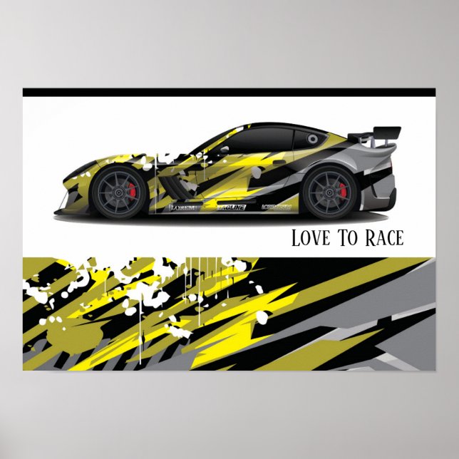 Poster de Auto Racing (Frente)