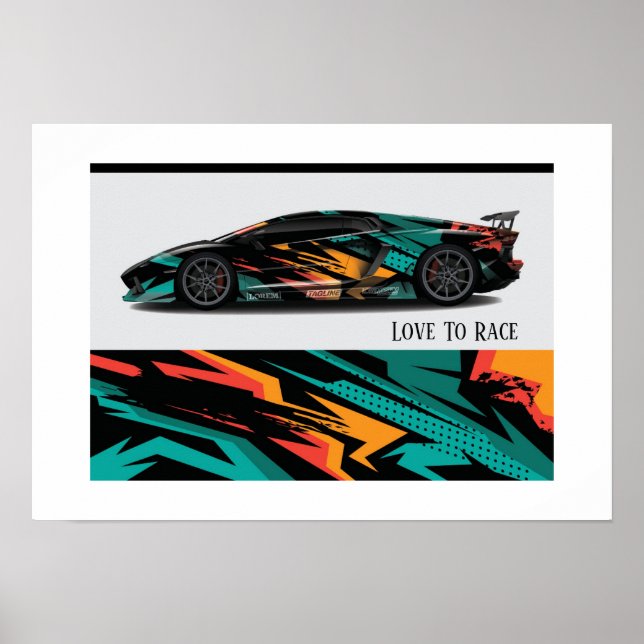 Poster de Auto Racing (Frente)