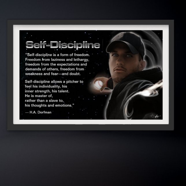 Poster de autodisciplina (self-discipline)