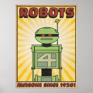Poster de Autumn Lake "ROBOT"