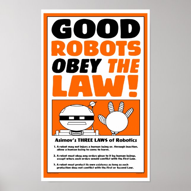 Poster de Autumn Lake "ROBOT LAW" (Frente)