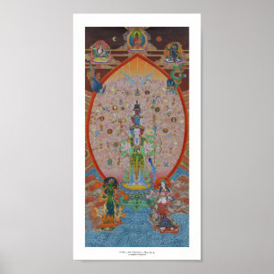 Poster de Avalokiteshvara Mil-Armados