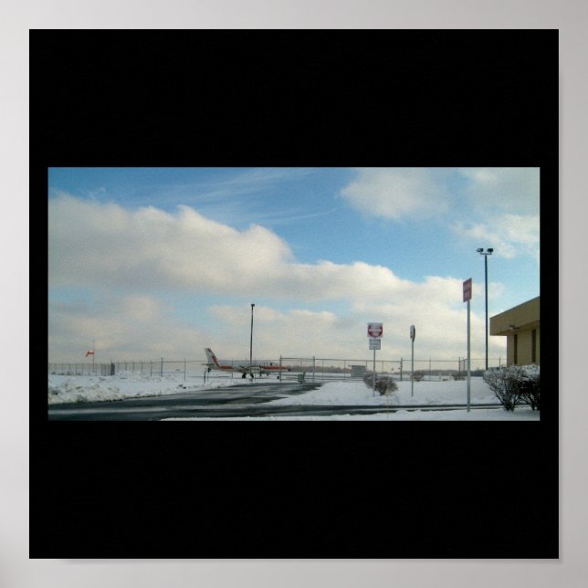 Poster de avião/aeroporto (Frente)