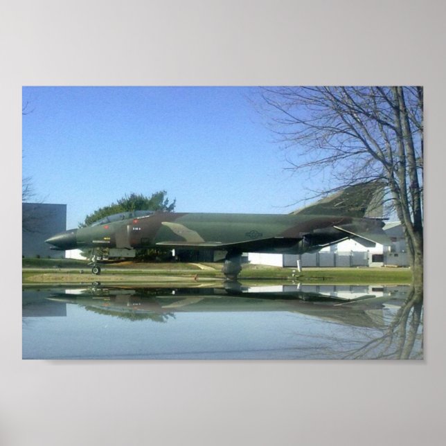 Poster de avião de combate (F4-Phantom) (Frente)