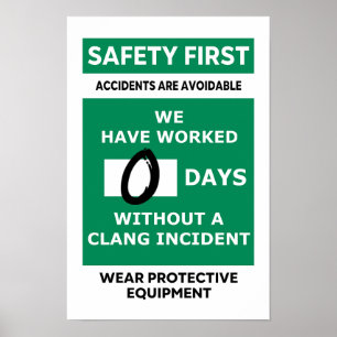 Poster de Aviso de Conexão de Engenheiro de  de Es