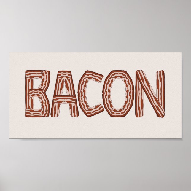 Poster de bacon (Frente)