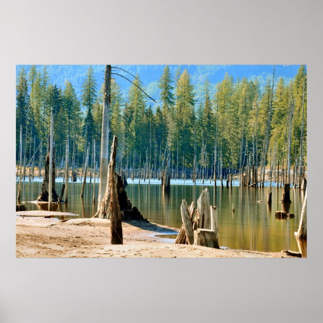 Póster De baixo da linha d'água, os ponteiros subem (Frente)