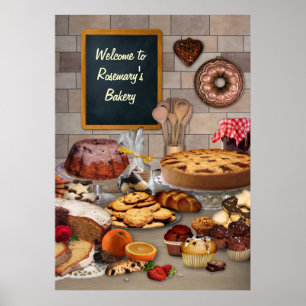 Poster de Bakery Personalizável