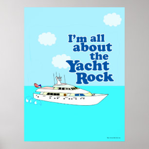 Poster de balanço do iate