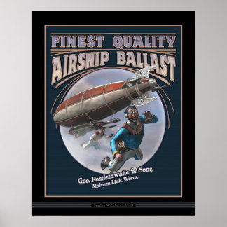 Poster de balastro de aeróstato (16x20")