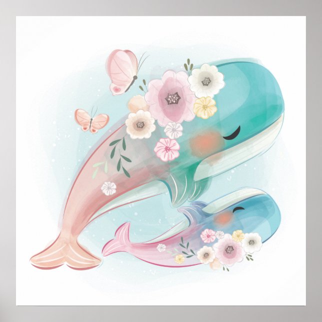 Poster de baleias (Frente)