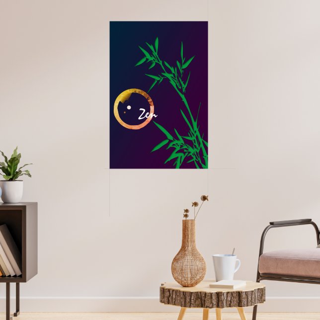 Poster de bambu (Sala de Estar 3)
