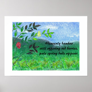 Poster de Bambu Celestial