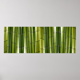 Poster de bambu do bosque