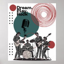 Poster de banda anos 80