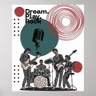 Poster de banda anos 80