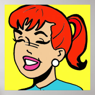 Poster de banda desenhada Giggles