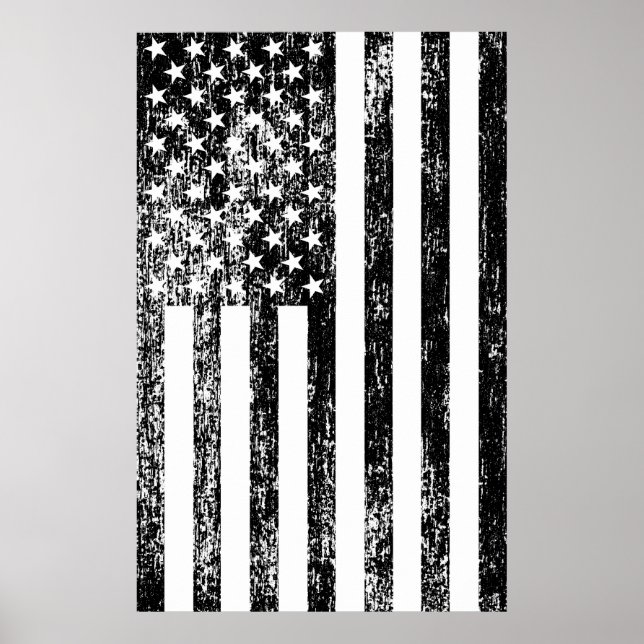 Poster de Bandeira Americana (Frente)