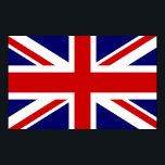 Poster de bandeira britânica | design de entrada d<br><div class="desc">Poster de bandeira britânica | design de jack da União. Melhor ideia de presente para os eventos dos partidos nacionais. Cor vermelha inglesa,  branca e azul.</div>