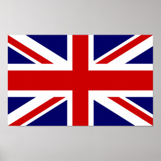Poster de bandeira britânica | design de entrada d