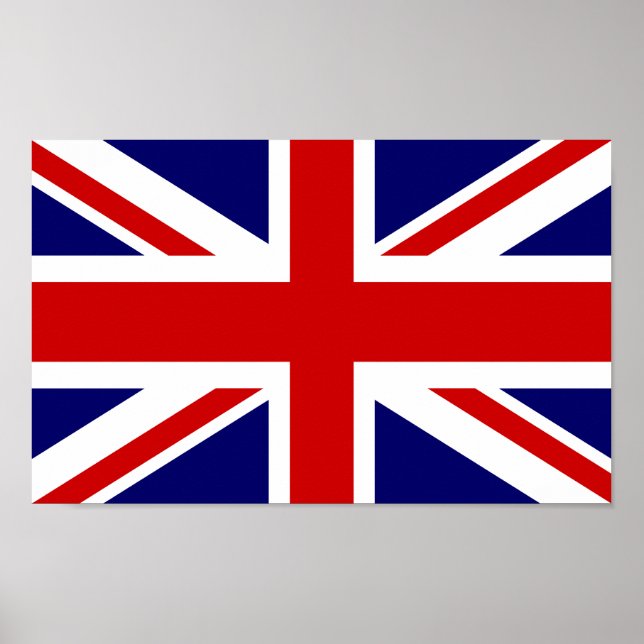 Poster de bandeira britânica | design de entrada d (Frente)