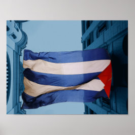 Poster de bandeira cubana