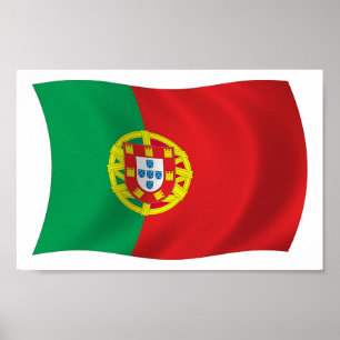 Poster de bandeira de Portugal