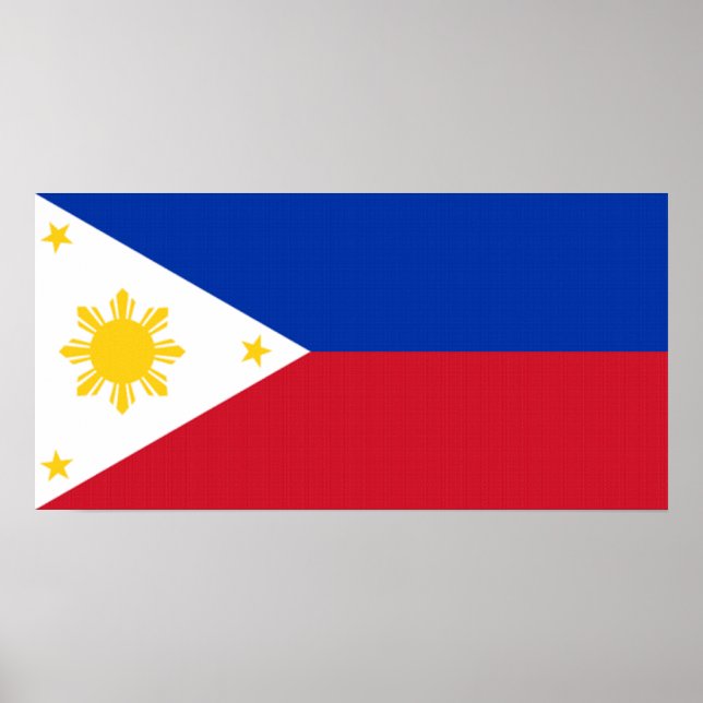 poster de bandeira filipina (Frente)