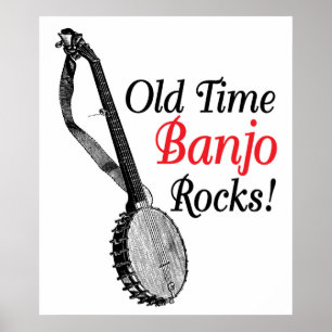 Poster de Banjo antigo