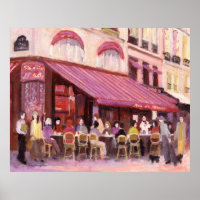 Poster de Bar de Café de Paris