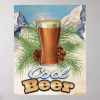 Poster de Bar de vinheta de cerveja legal