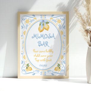 Poster de Bar Mimosa, Chá de panela de limão itali
