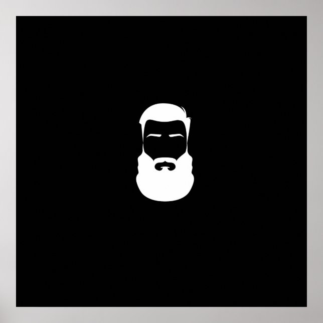 Poster de barba branca (Frente)